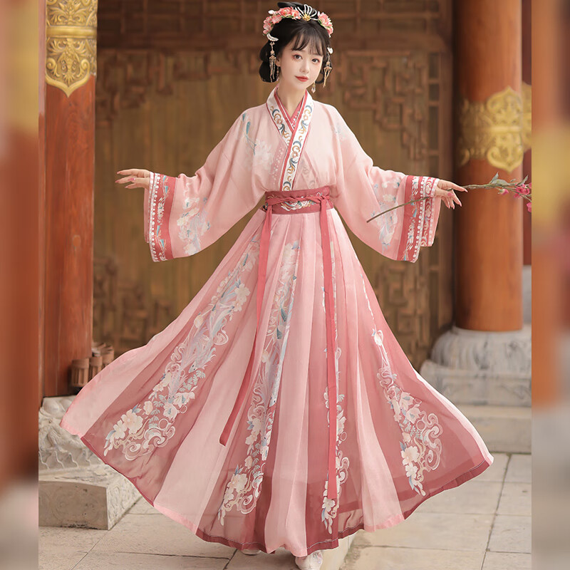 铭汇通汉尚华莲汉服女装2023新款宋制齐腰汉服魏晋风古风成人仙古装