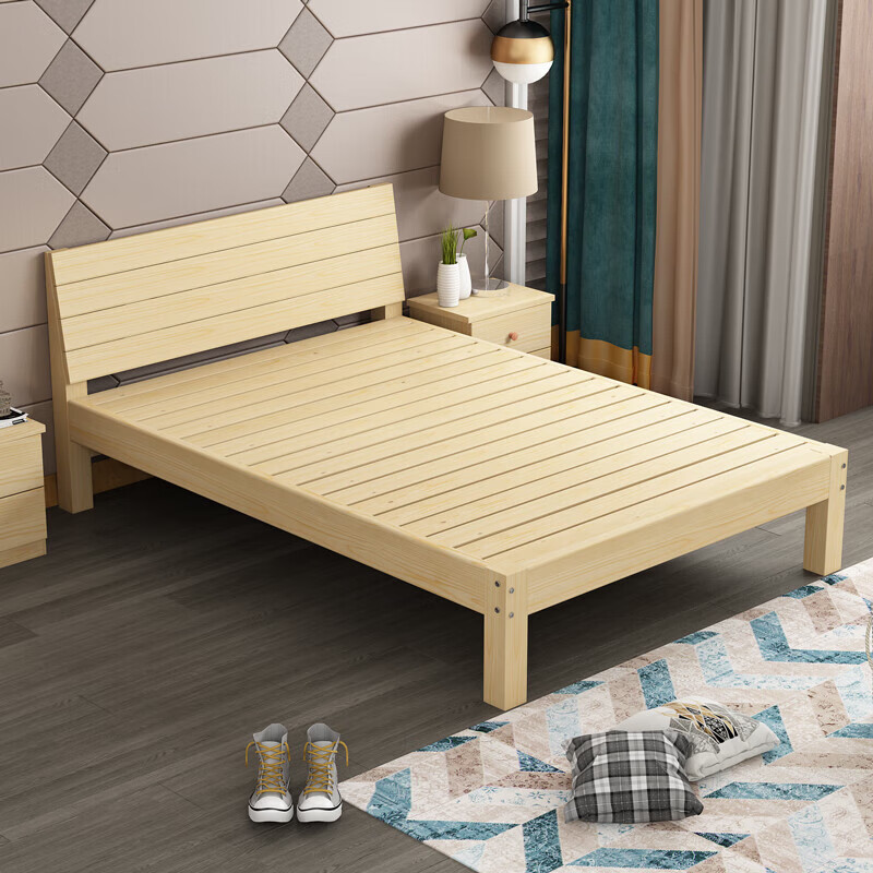 优依福1.5米松木床实木床1.5米松木双人床1.