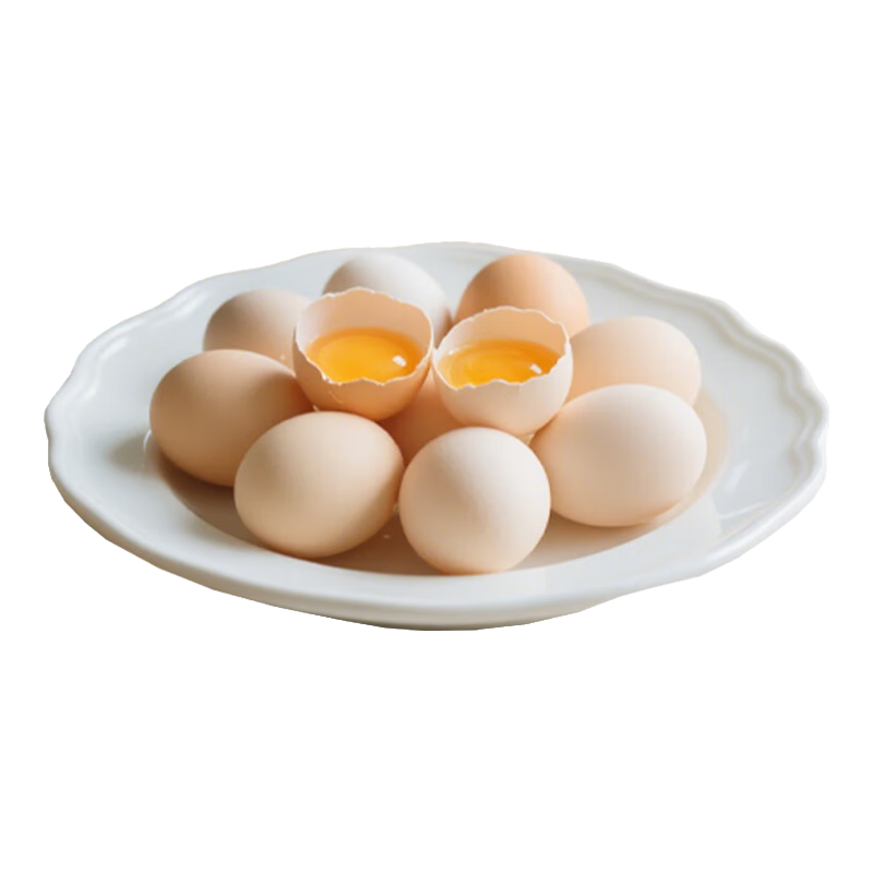 新鲜散养土鸡蛋鲜鸡蛋土鸡蛋溏心蛋早餐礼物超市生鲜京东包邮买菜 20枚