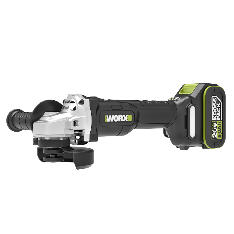 威克士20V無(wú)刷鋰電角磨機(jī)WU806裸機(jī)+5.0雙電+2A充電器