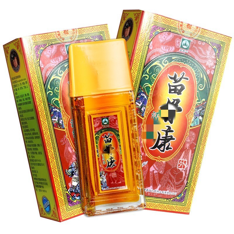 苗骨康活络油80ml跌打颈肩腰间盘腿膝关节痛【拍几发几无买曾】 1盒