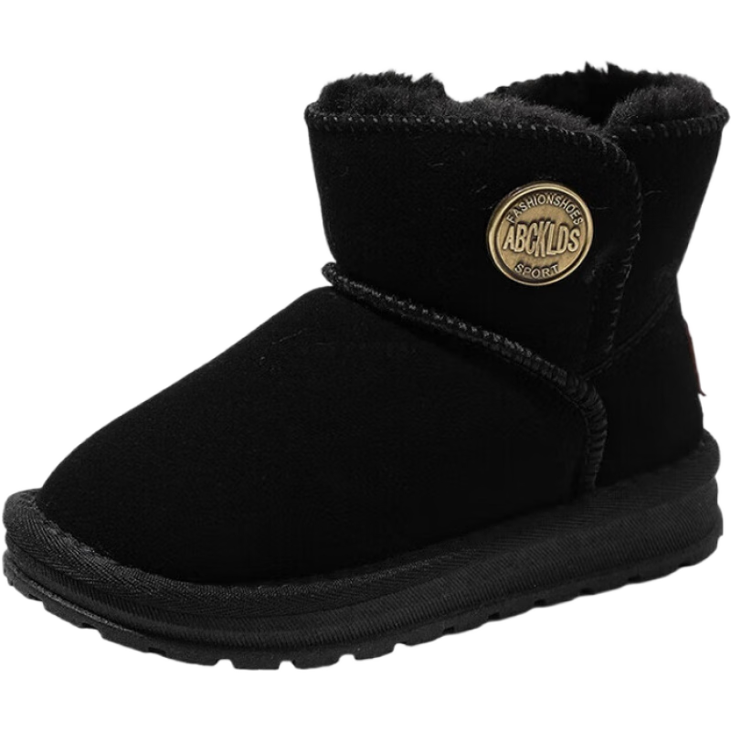 ���ڲ�����ABC KIDS��ͯѩ��ѥŮͯѥ�ӱ�ů��ѥ��ͯ����ѥ�Ӷ���ͯ��ѥ ��ɫ �����䣩 27�� �ڳ�Լ18cm