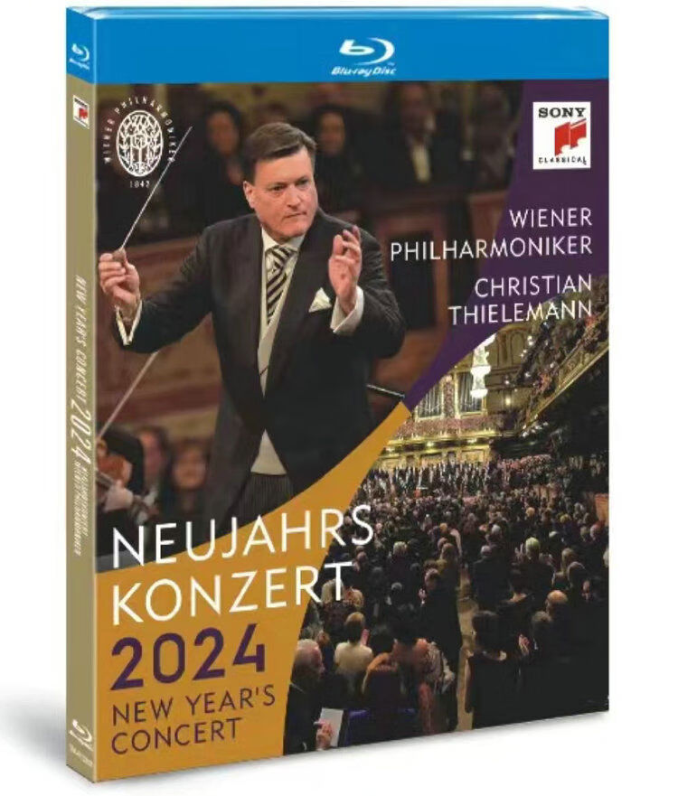 怀音2024维也纳新年音乐会古典交响乐BD蓝光高清1碟片 2024交响乐BD蓝光高清1碟片