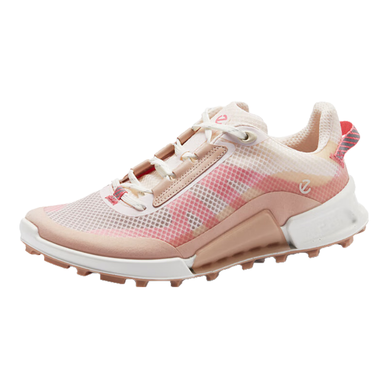 愛步（ECCO）BIOM2.1 運動鞋女 透氣輕便戶外徒步鞋 健步山地823853 裸粉色/柔粉色82385360898 37