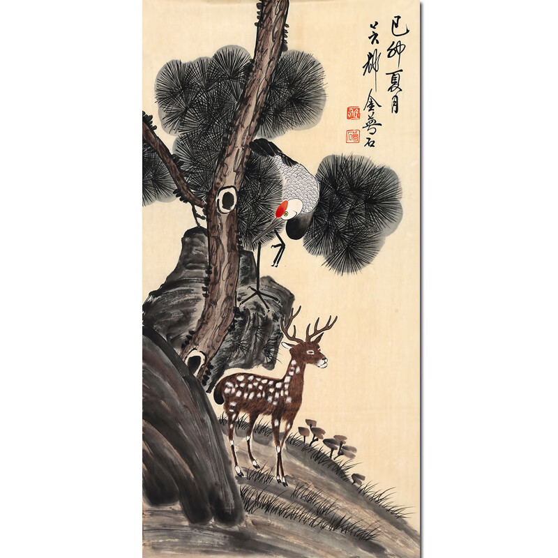 金梦石《金梦石》手绘真迹名人字画书画国画拍卖水墨油画书法版画 99x