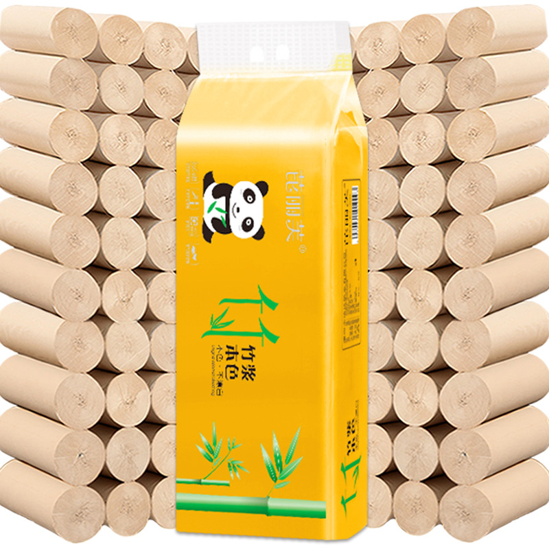 卫生纸卷纸家用直批一件淘客微商手纸巾本色厕所卷纸批发 10卷/提