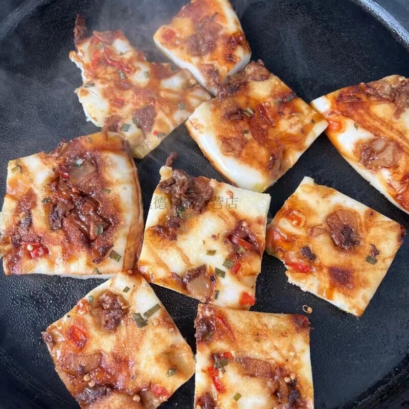 上舌尖 传统小吃 衢州常山培糕 醅糕 开化汽糕 发糕真空现做 酱萝卜