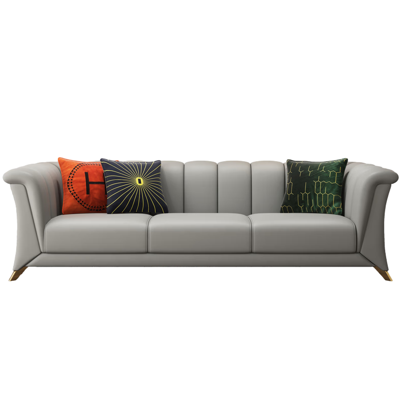 帕芭莎家具美式奢真皮沙發(fā)后現(xiàn)代沙發(fā)客廳組合簡(jiǎn)約三人皮藝沙發(fā)港式沙發(fā) 意大利進(jìn)口頭層牛皮+美國進(jìn)口恒溫海綿 長凳