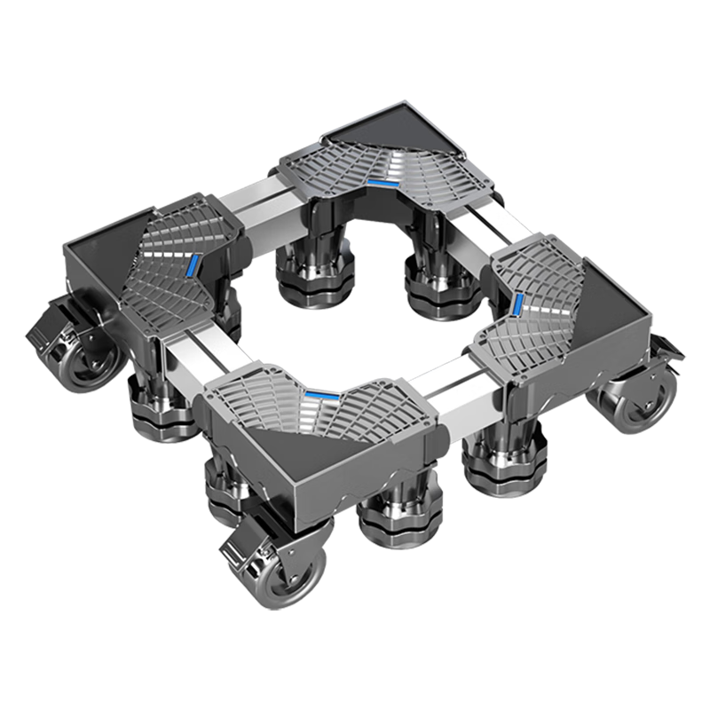 妙馨思洗衣机底座全自动波轮滚筒防滑防震脚垫脚架可移动万向轮增高支架冰箱加高滑轮底架托盘海尔通用