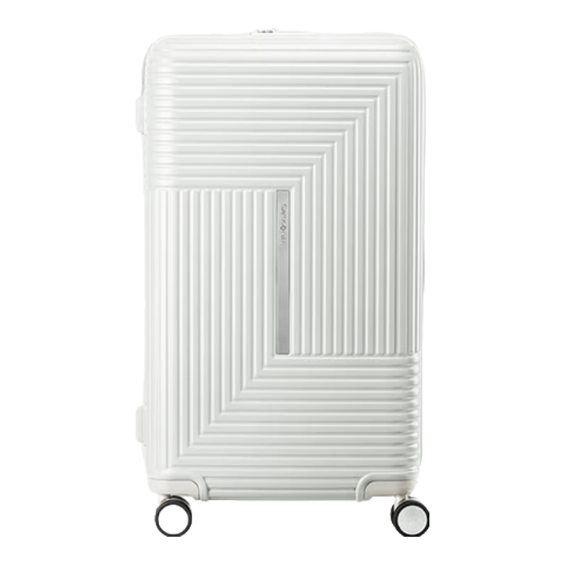 新秀麗（Samsonite）出國留學(xué)裝備大容量行李箱拉桿箱 時尚潮流飛機(jī)輪密碼箱旅行箱HK6 象牙白TRUNK 27英寸 TRUNK