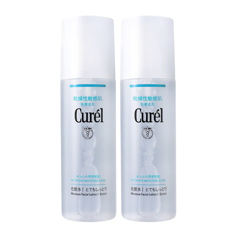 ���ڲ���������Curel��ˬ��ˮ�����ʪ��ױˮ�ºͲ��̼����м���Ů�������ˮԭװ���� 1����ˬ��2ƿ��ĸŮ� 142.02Ԫ