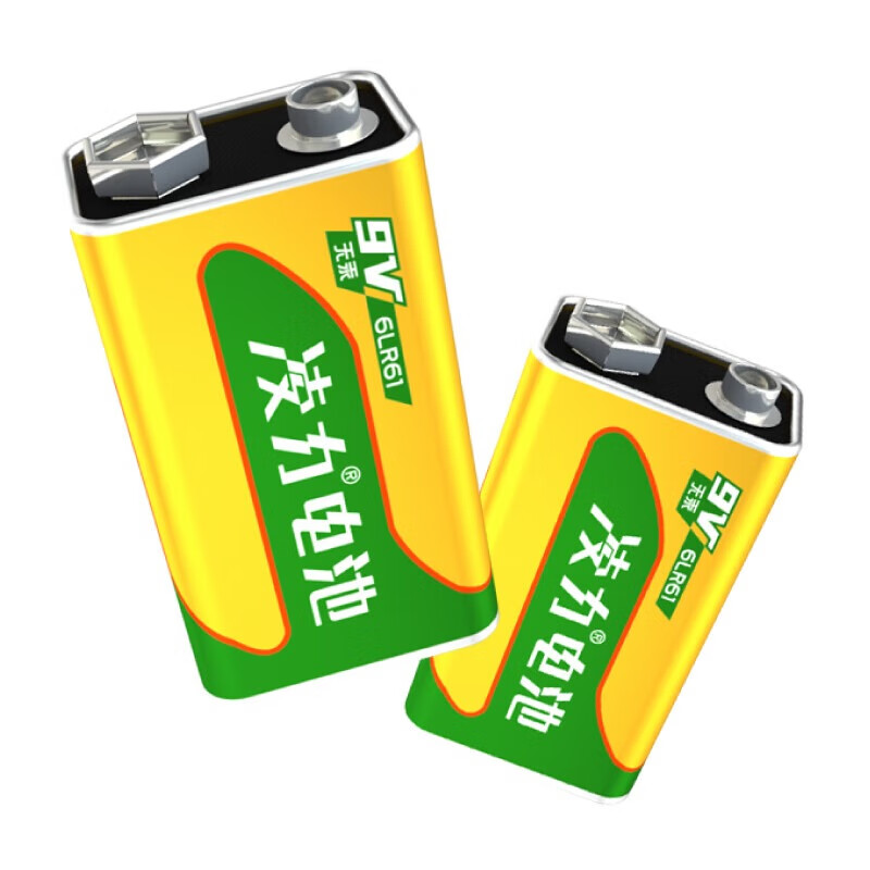 凌力力量王9V碱性电池  9V力量王【1粒卡装】 1粒