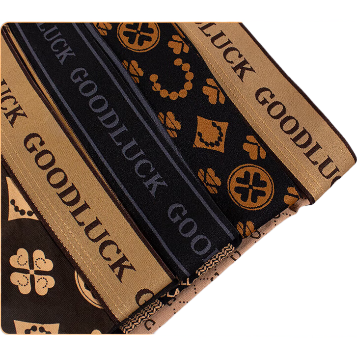 男士内裤奢华纯棉内裤抗菌全棉四角裤潮流男生运动透气平角短裤 精品袋装 4条 2XL （建议体重120-140斤）