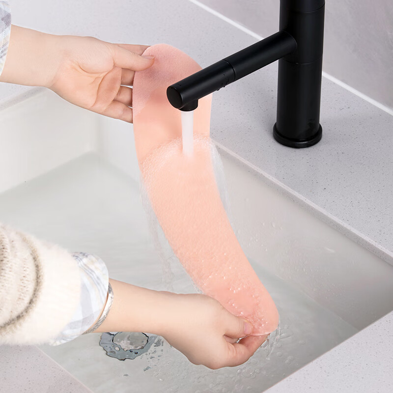 茶花马桶垫加厚四季通用吸附式可水洗马桶贴可爱家用厕所坐便器圈垫 【蓝色+粉色】20片