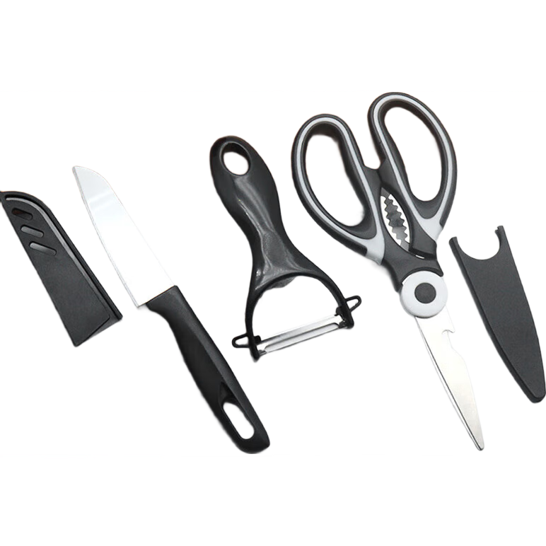 剪刀不锈钢剪刀剪枝剪专用省力剪子切屑文具合集 【 爆款】熊猫剪3件套