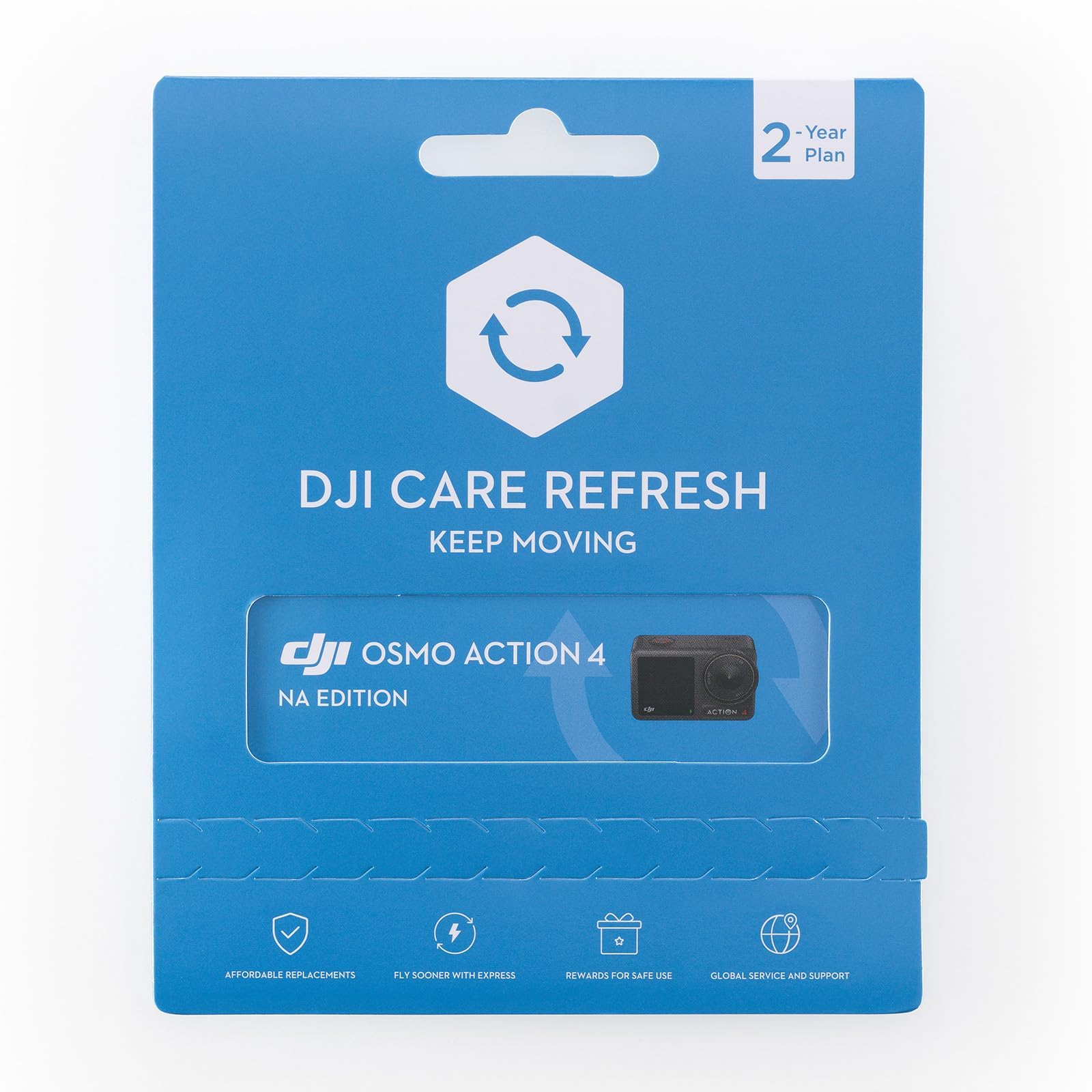 卡 DJI Care Refresh 2 年计划(Osmo Action 4)NA