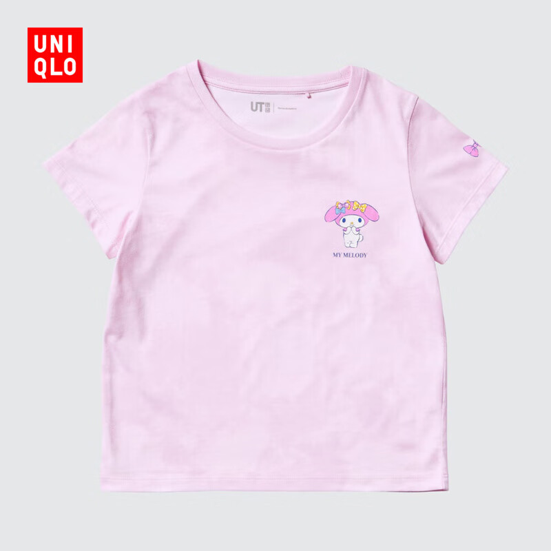 ���¿�ͯװŮͯUT SANRIOӡ������T������Ÿ���ֵ�474737 10 ˮ��ɫ 110