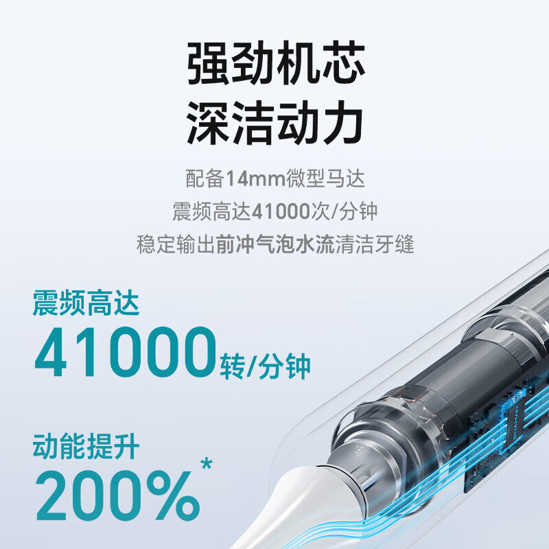 罗曼(ROAMAN)情侣电动牙刷套装一对成人智能自动带显示屏礼物男女士款专用HT200 智能屏HT200粉色