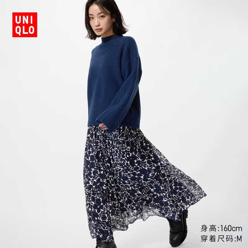 ���¿�Ůװѩ�ĳ�ȹ/�������ȹȹ��ƫ�̿�480811 69 ����ɫ 2XL /165/84A87.12Ԫ