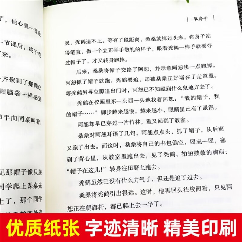 草房子正版完整版曹文轩原著青少年版小学生三四五六年级课外书 草房子