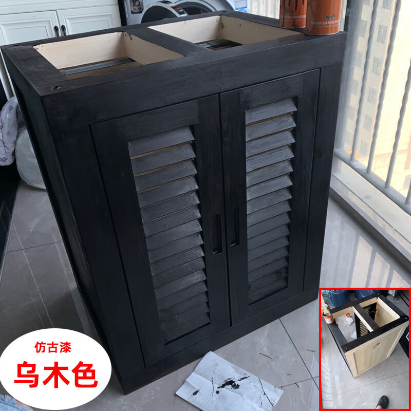 仿古色 水性木器漆半透明透木纹 200ml