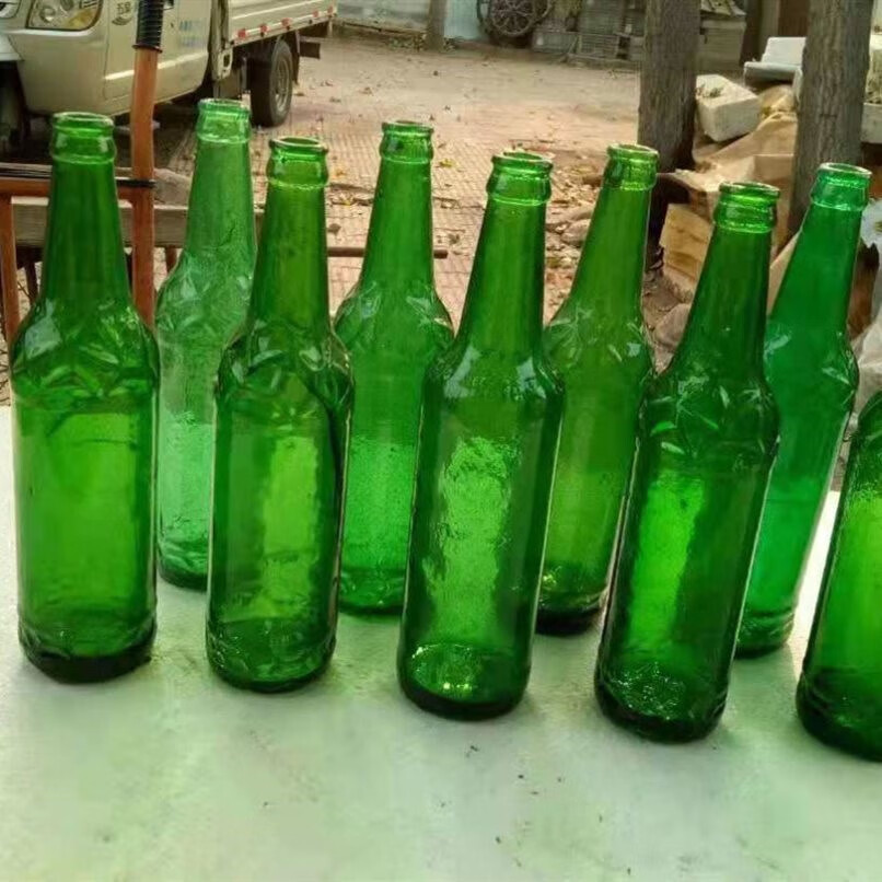 影视道具啤酒瓶砸头电频仿真表演玻璃易碎糖胶糖化玻璃 1个玻璃瓶-k67