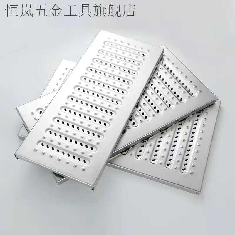 维诺亚不锈钢地沟盖板加厚排水沟盖板方形井盖厨房下水道板地漏盖篦子
