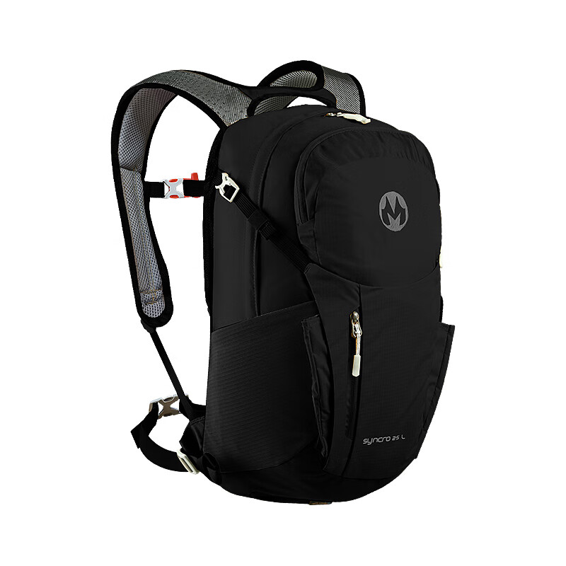 迈路士迈路士户外运动登山包防水轻便旅行徒步爬山背包双肩包25升 黑色 25L
