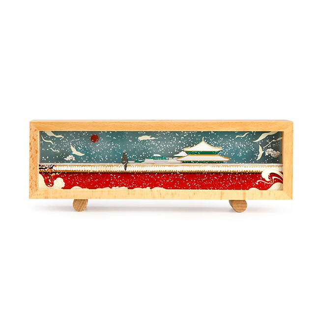 上新了文创 教师节礼物故宫木质氛围小夜灯 居家办公装饰摆件床头灯送女友