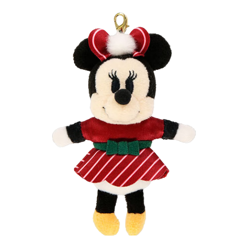 迪士尼（Disney）东京迪士尼圣诞节系列米妮挂件 毛绒玩具圣诞礼物生日送女友