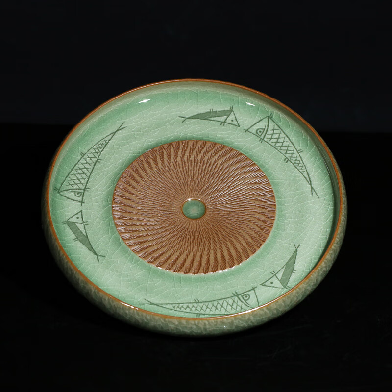 隐庐 黄美金 纯手工作品撇口油滴盏 金油滴建窑建盏收藏主人杯 撇口金