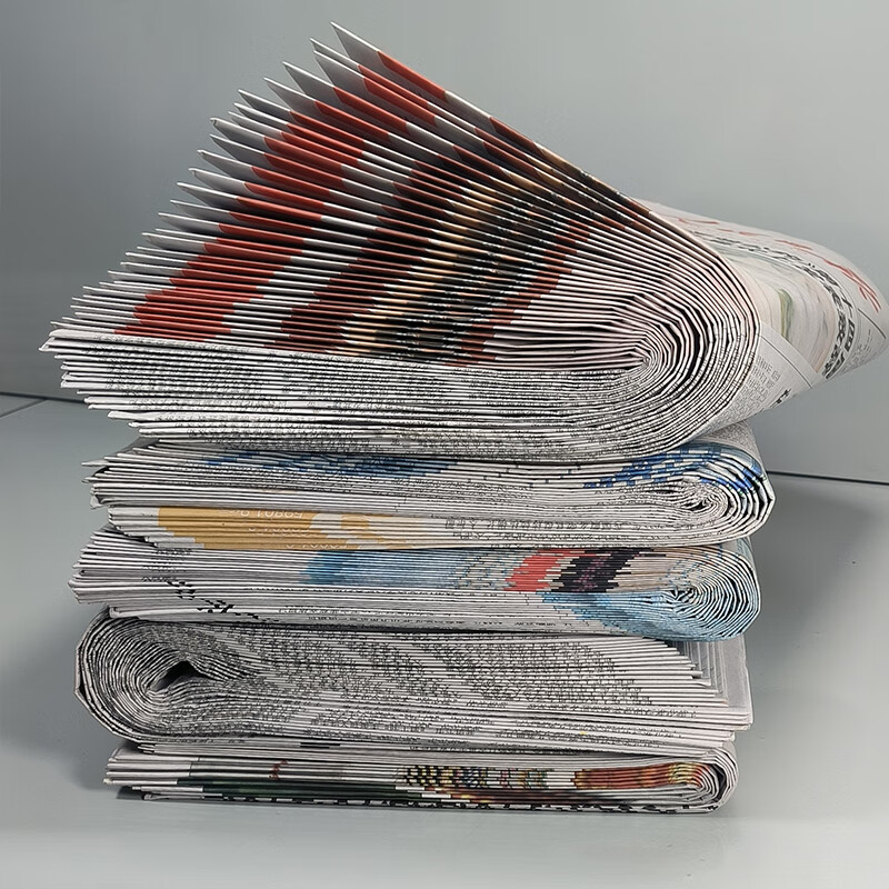 澳颜莱废旧报纸 全新大报纸干净过期废旧报纸装废弃报纸废报纸擦玻璃
