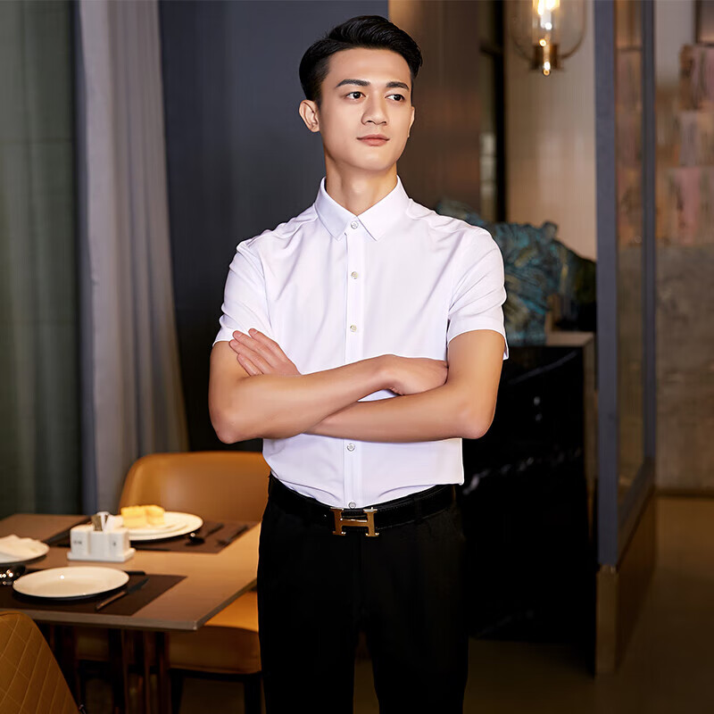 乔箐酒吧ktv服务员工作服马甲男餐饮酒店饭店餐厅ktv工装短袖夏装 男