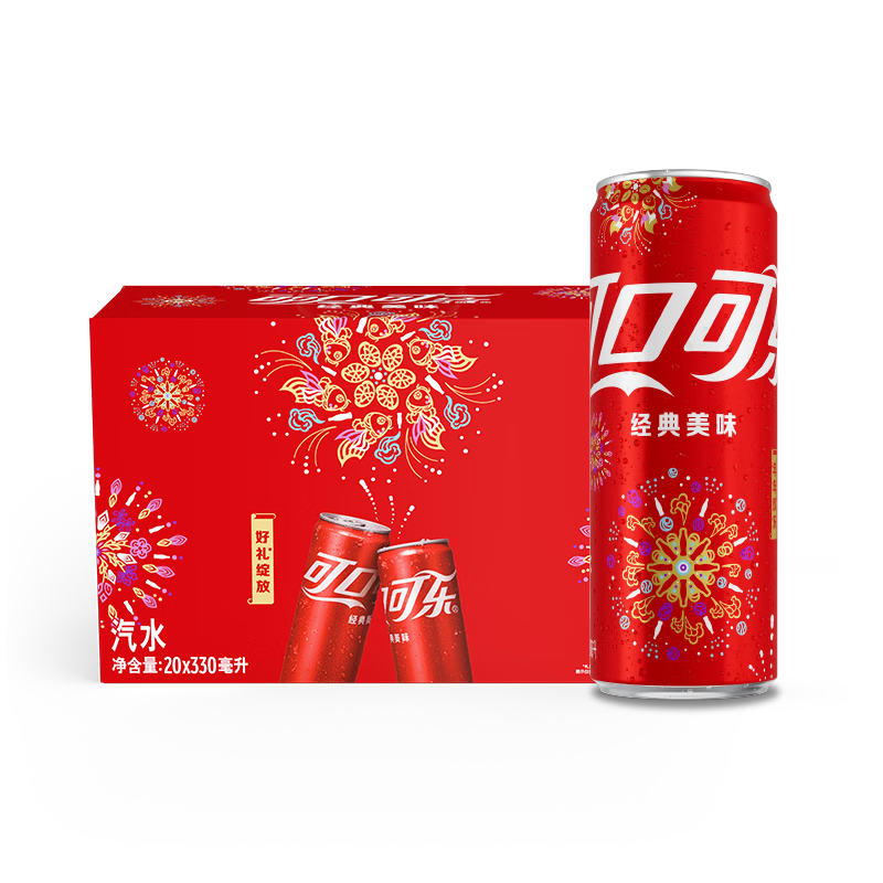 �������ڲ�����plus��Ա:�ɿڿ��֣�Coca-Cola��̼������ �����޶� 330ml*20�̻�����������װ