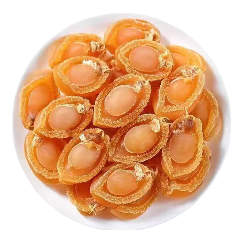 特級鮑魚干250g約25頭大連干鮑溏心鮑魚干貨黃金干鮑魚50頭/80頭 48-53只/1斤大【250克】