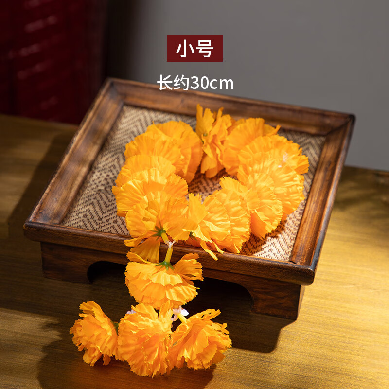 映彤仿真花环泰国特色供佛迎宾佛前花束泰式礼佛装饰花串假花供奉用品