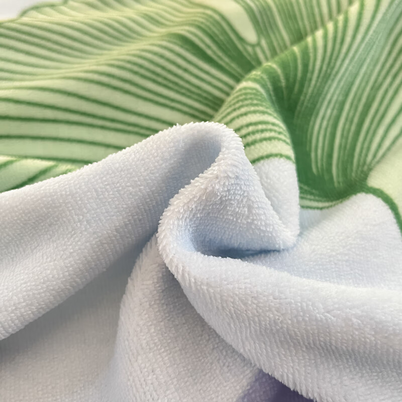 多兰诗（Duolanshi）牛奶绒四件套卡通双面加绒学生宿舍家用床单被套床上用品套件 银杏叶 1.8米 床笠款 被套200*230cm 四件套