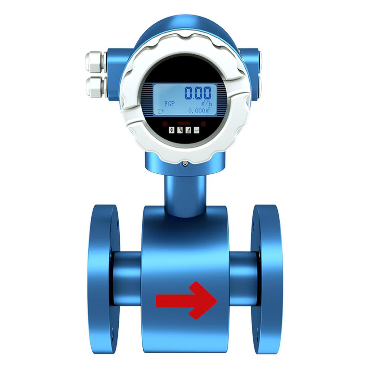 电磁流量计污水水液体消防电子数显插入分体式dn800/50/100/150 dn10