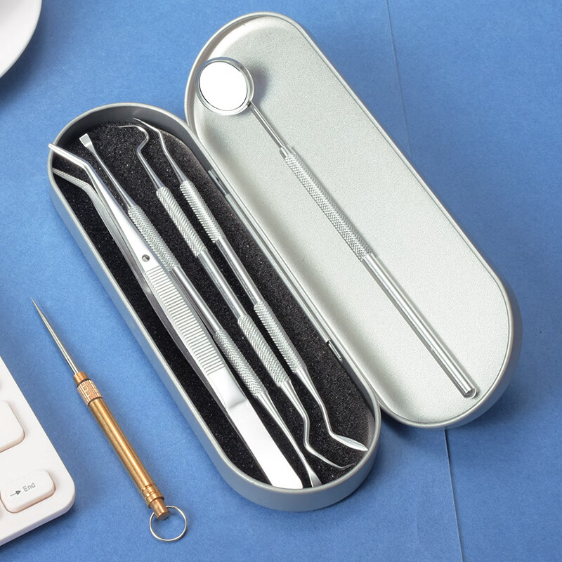 去除洁牙刮刀清洁剔牙专用牙科神器用医工具 不锈钢 牙齿刮治器 六