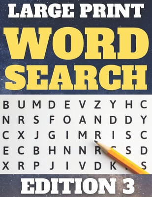 预订 large print word search: 80 large print word searches for