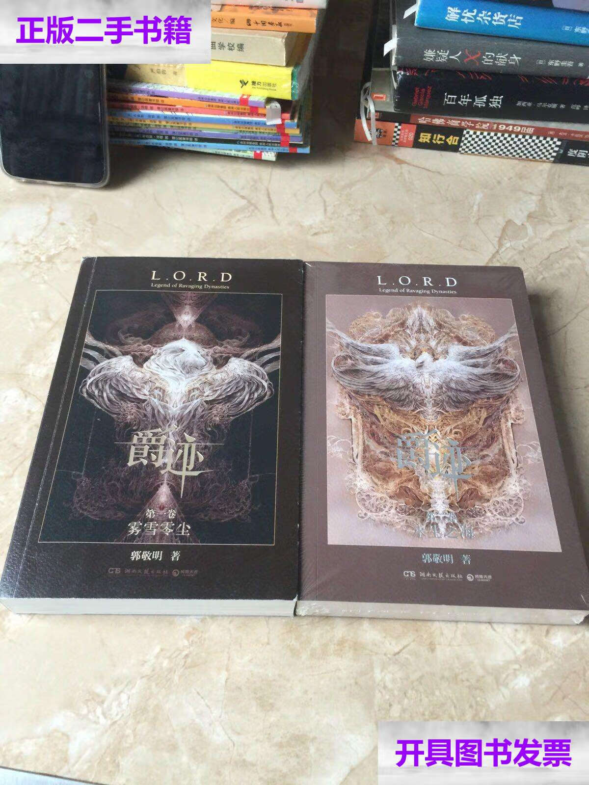 【二手9成新】爵迹:雾雪零尘 永生之海 /郭敬明 湖南文艺
