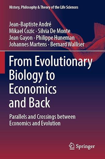 预订 from evolutionary biology to economics and back: parallels