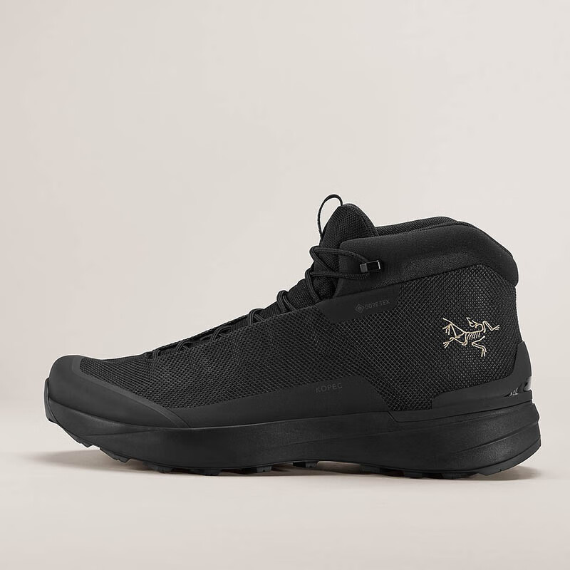 始祖鳥(niǎo)（ARC’TERYX）男鞋 新款Kopec Mid GTX 系列登山鞋 穩定耐磨抓地徒中幫戶(hù)外步鞋 黑色/Black/Black 40/M7
