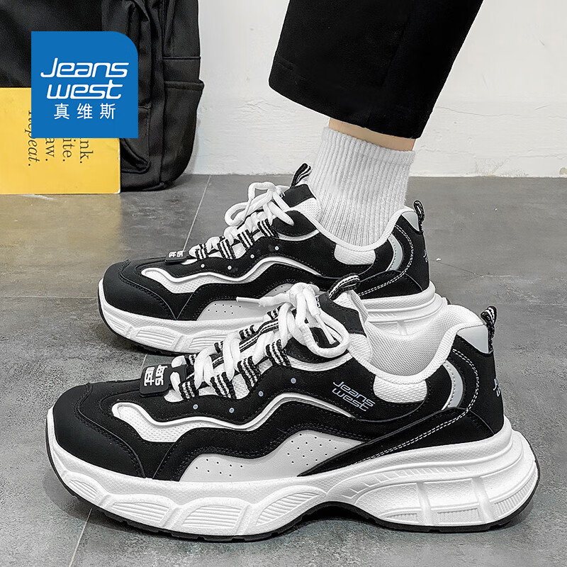 ���ڲ�������ά˹��Jeanswest����Ь�����ﶬ��Ь���������ϵ�Ь��ʿ����ܲ��˶�Ь�� �׺�ɫ 40