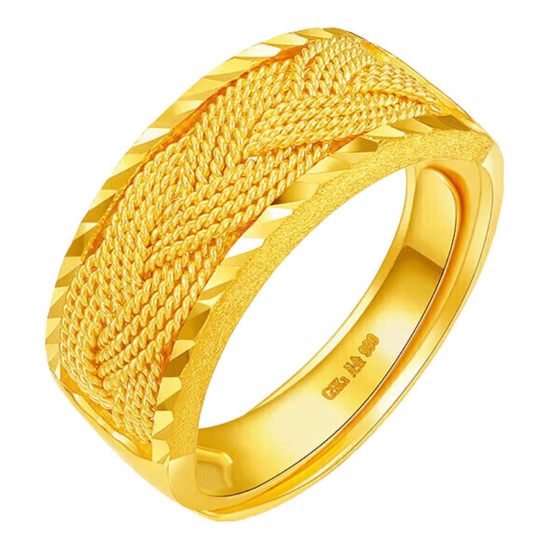 �����鱦Ů�������ƽ��ָ��Ů���999��֯��ָ��ڽ� JH0100711 8.75g 