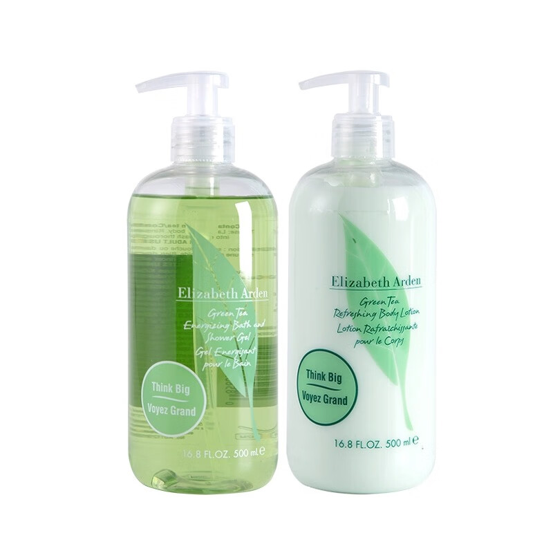 伊丽莎白雅顿绿茶沐浴露清爽全身沐浴乳清洁肌肤沐浴液 绿茶沐浴露500ml