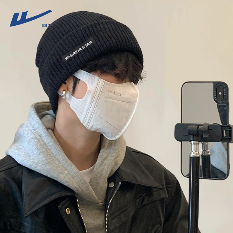 ������Warrior��ë��ñ��ʿ�ﶬ����ͷ��ů��֯ñ������ʱ�г�������С��ñ�ٴ�Ů