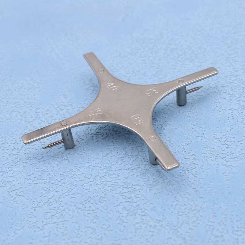 牙科杆式托槽定位器 正畸托槽高度测量尺 后牙定位器手术器械双头