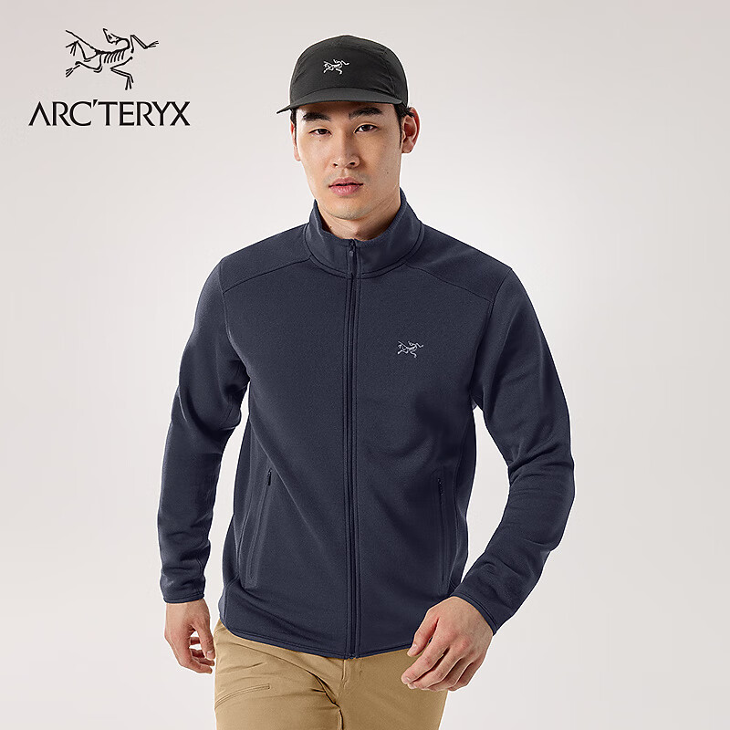 ARC'TERYX始祖鸟 KYANITE JACKET 保暖 男子 抓绒衫 Black Sapphire/蓝黑色 M