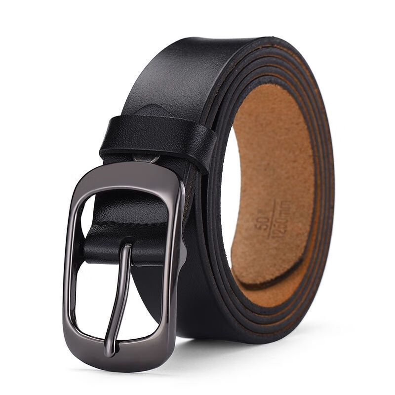 狮奥利兴飞行员腰带【真牛皮】女士皮带休闲百搭韩版复古针扣潮流时尚